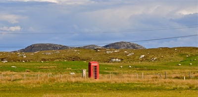 Hebrides Red Phone Box